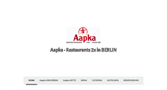 Desktop Screenshot of aapka.de