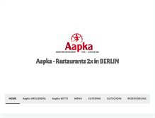 Tablet Screenshot of aapka.de